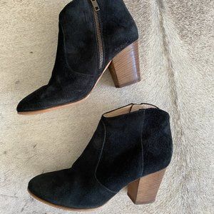 Club Monaco Black Suede Booties